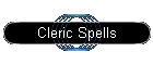 Cleric Spells